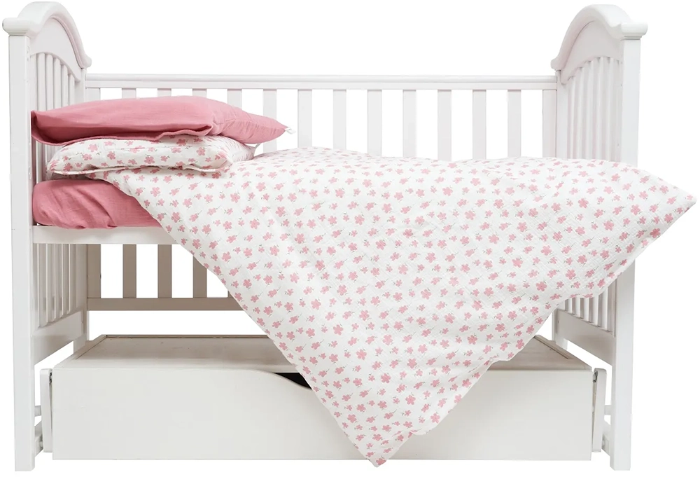 Сменная постель 4 эл. Twins Muslin Print 3031-TMP-08, Flowers