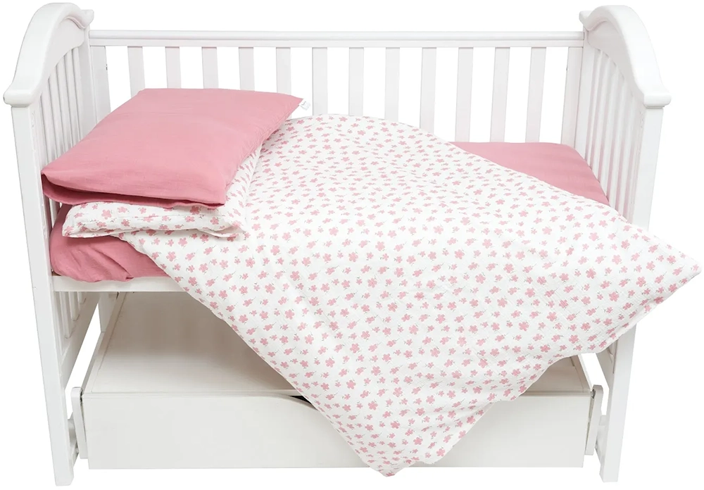 Сменная постель 4 эл. Twins Muslin Print 3031-TMP-08, Flowers