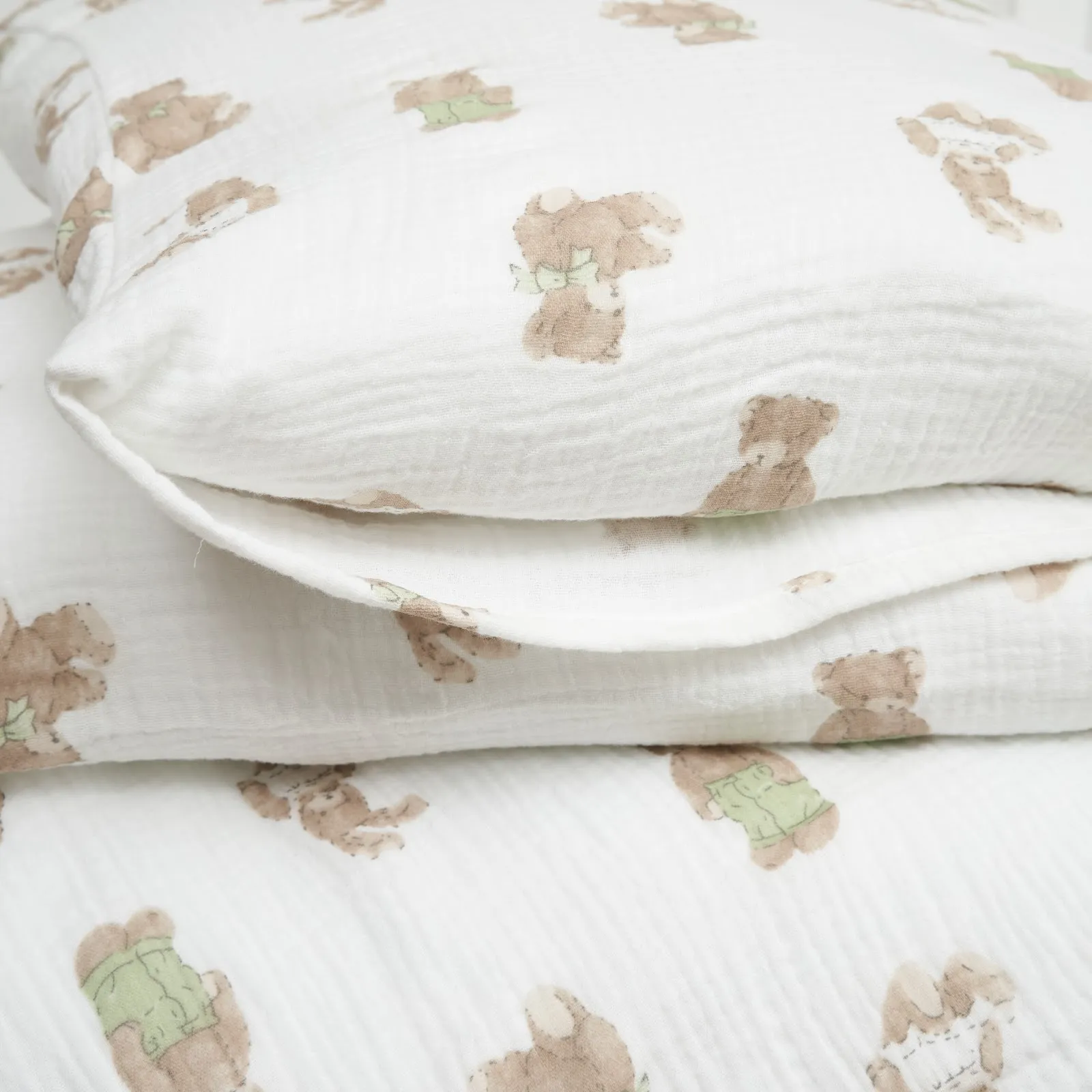 Змінна постіль 4 ел Twins Muslin Print 3031-TMP-202B, bear