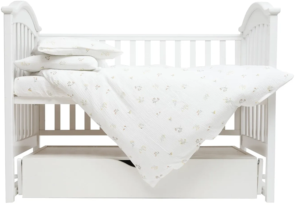 Сменная постель 4 эл. Twins Muslin Print 3031-TMP-202F, botanical