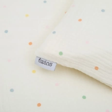 Змінна постіль 4 ел Twins Muslin Print 3031-TMP-68, Горошки, мультиколір