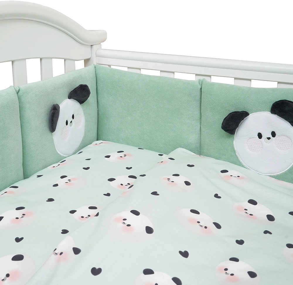 Постільний комплект 7 ел Twins Panda 4075-TP-14, mint