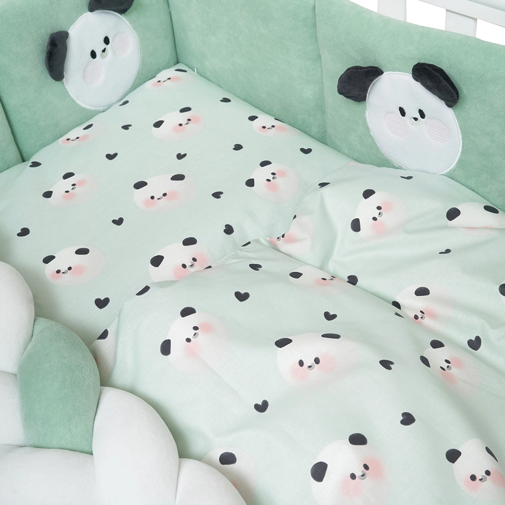 Постільний комплект 7 ел Twins Panda 4075-TP-14, mint