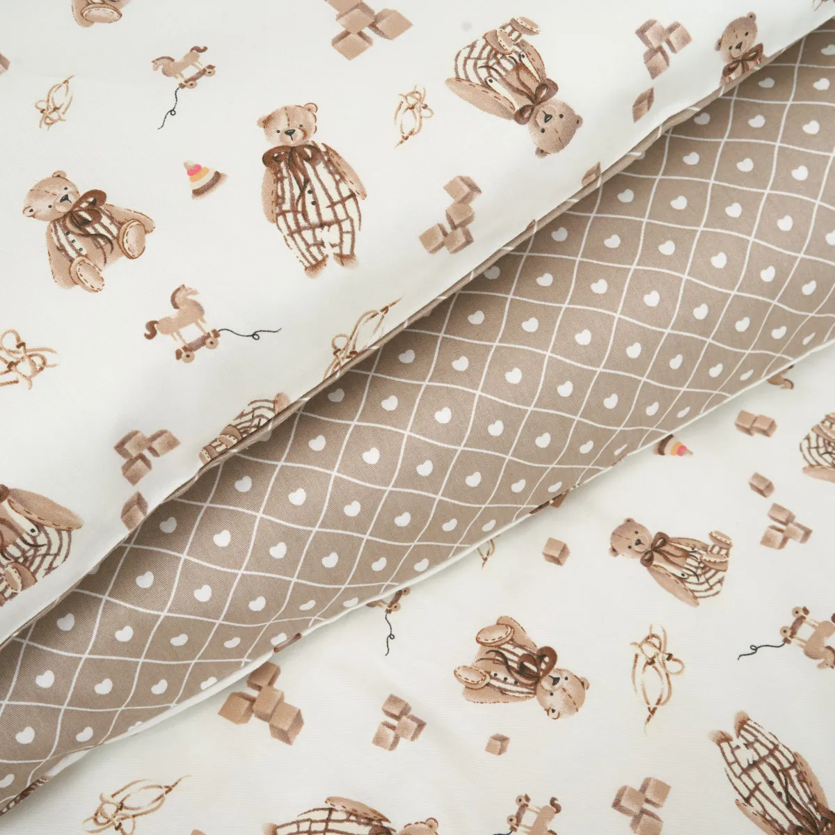 Змінна постіль 3 ел Twins Satin Limited 3026-TSL-02LB, Love bears