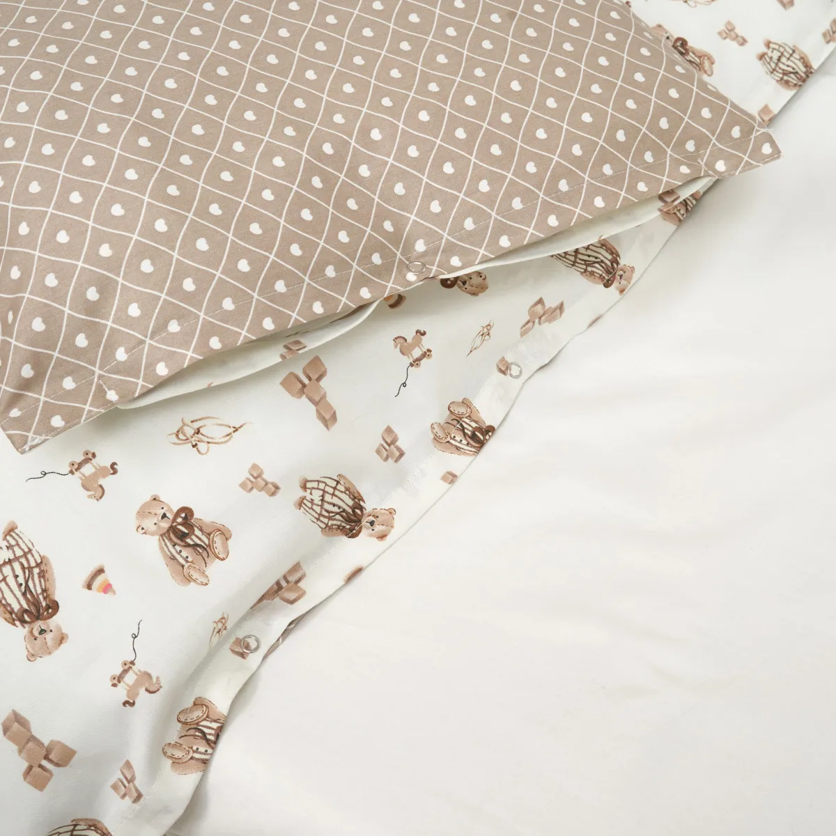 Змінна постіль 3 ел Twins Satin Limited 3026-TSL-02LB, Love bears