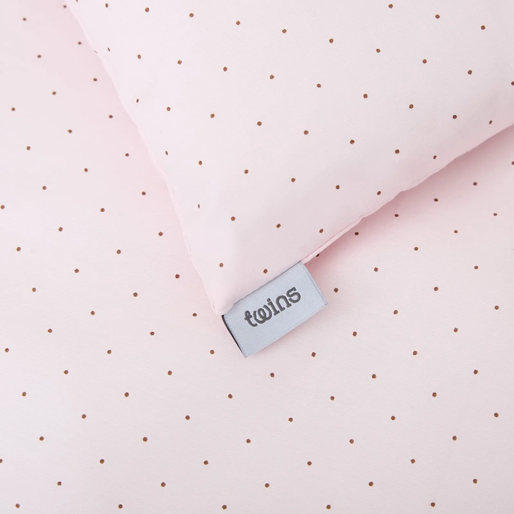 Сменная постель 4 эл. Twins Satin Limited 3026-TSL-34, Little dot, розовый