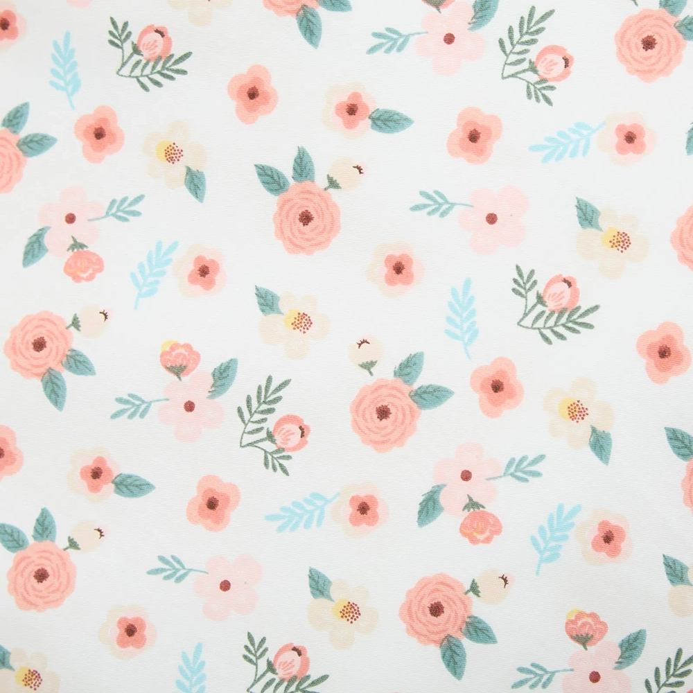 Змінна постіль 4 ел Twins Satin Limited 3026-TSL-35, Flowers, рожевий/екрю