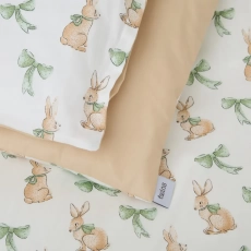 Змінна постіль 4 ел Twins Satin Limited 3026-TSL-38, Rabbit, зелений