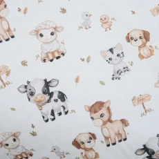 Змінна постіль 4 ел Twins Satin Limited 3026-TSL-44, Happy Farm