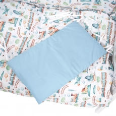 Постільний комплект 8 ел Twins Standard New 4050-CN-04T, It*s a boy, білий/блакитний