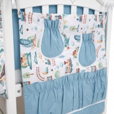 Постільний комплект 8 ел Twins Standard New 4050-CN-04T, It*s a boy, білий/блакитний