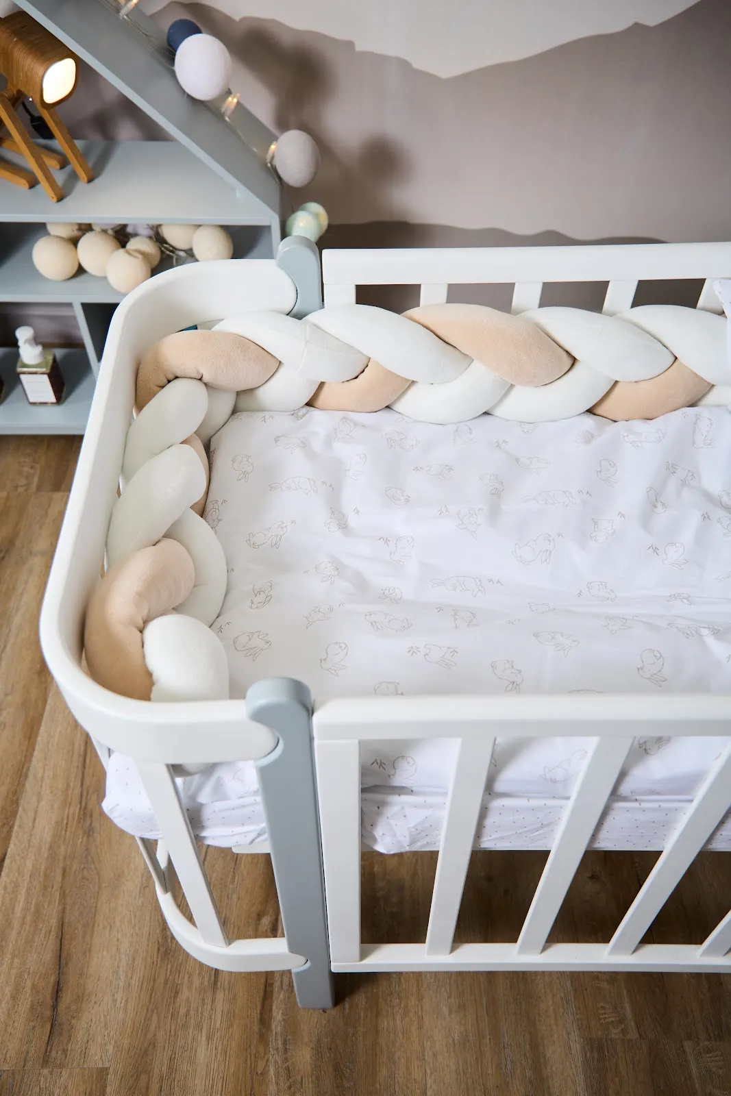 Сменная постель 3 эл. Twins Zoo 3022-TZ-02, white/beige