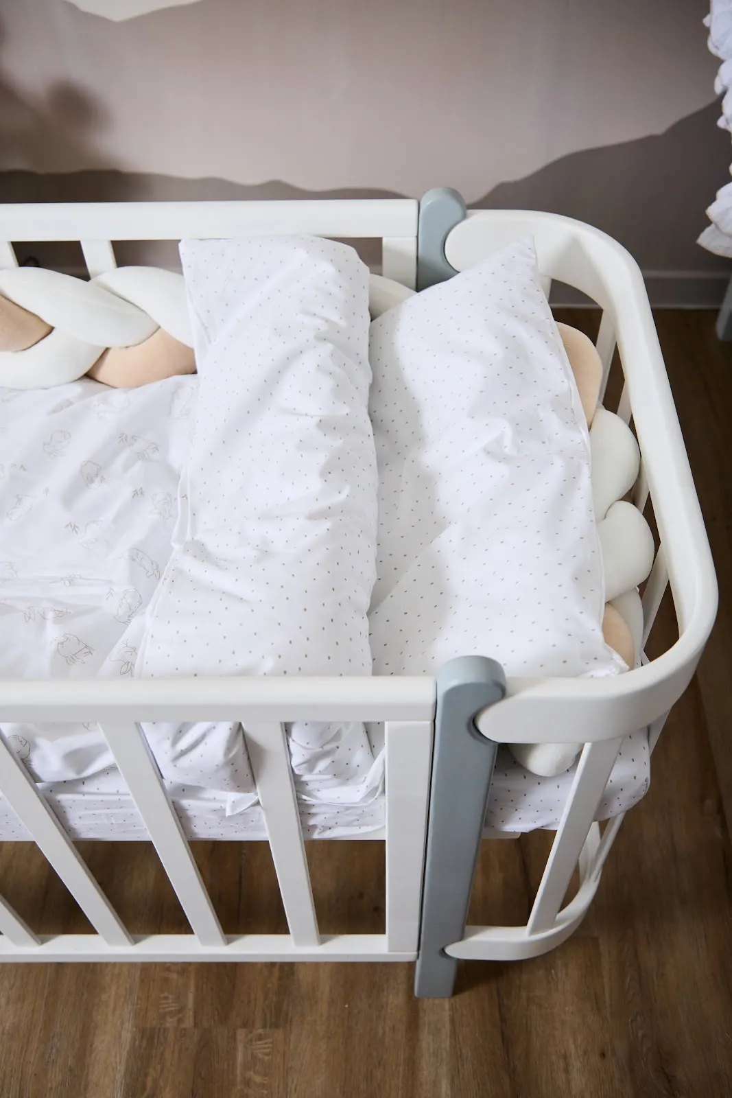 Змінна постіль 3 ел Twins Zoo 3022-TZ-02, white/beige