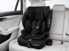 Автокресло VELANO Flexo i-Size 76–150 см, ISOFIX + Top Tether, black