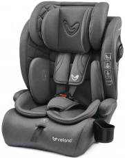 Автокресло VELANO Flexo i-Size 76–150 см, ISOFIX + Top Tether, grey