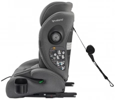 Автокресло VELANO Flexo i-Size 76–150 см, ISOFIX + Top Tether, grey