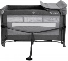 Кроватка-манеж VELANO Tino, dark grey
