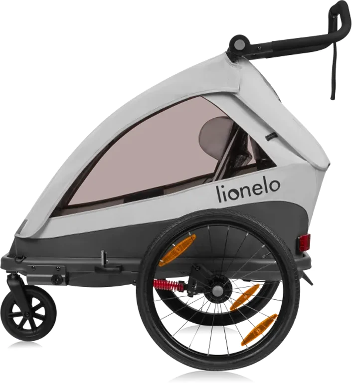 Велосипедний причіп Lionelo Cama з функцією коляски Grey Stone