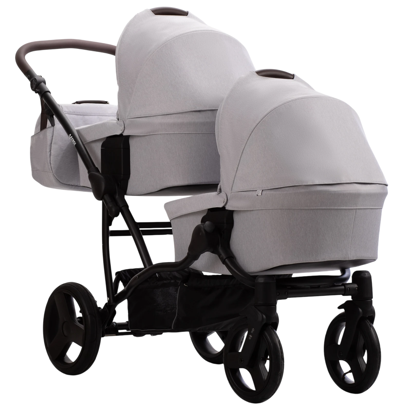 Коляска для двойни Verdi For 2 2025 9023-VF2025-23, 23, серый