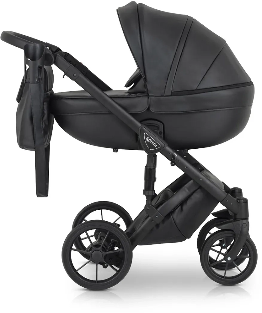 Детская коляска 3 в 1 Verdi Mirage Basic 9023-VMB3-4, black