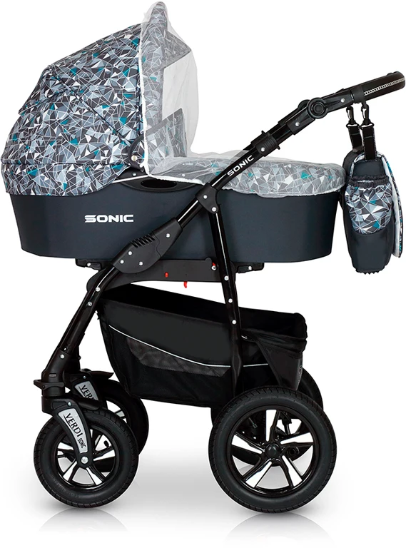 Дитяча коляска 3 в 1 Verdi Sonic 9023-VS-01, 01, червоний