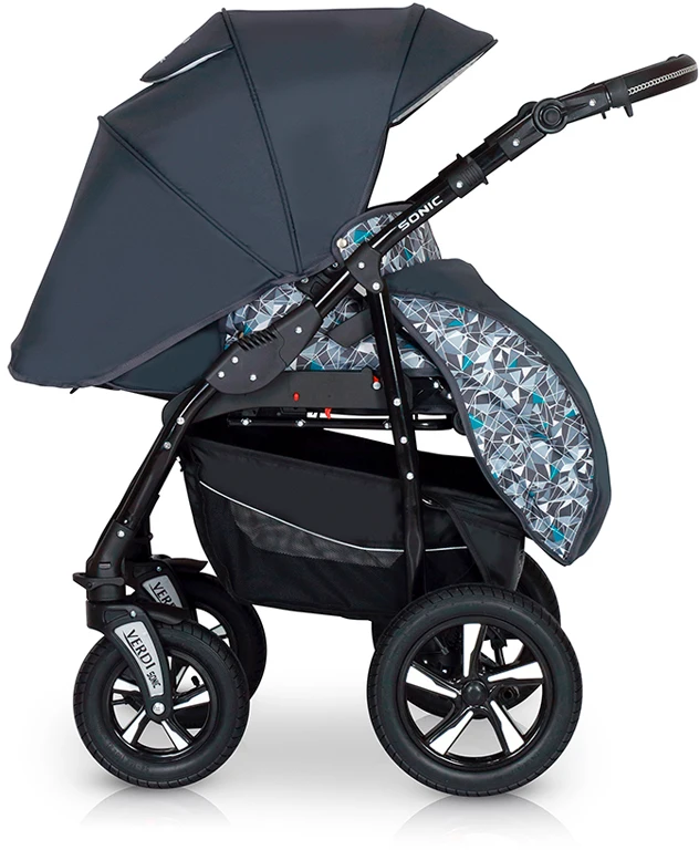 Дитяча коляска 3 в 1 Verdi Sonic 9023-VS-01, 01, червоний