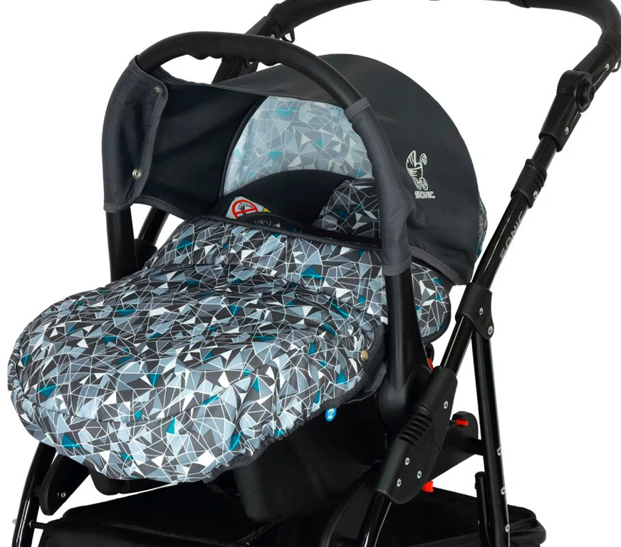 Дитяча коляска 3 в 1 Verdi Sonic 9023-VS-01, 01, червоний