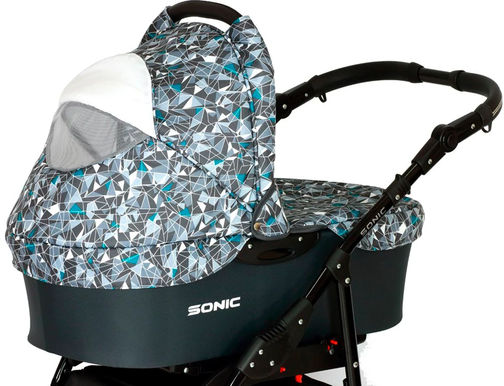 Дитяча коляска 3 в 1 Verdi Sonic 9023-VS-01, 01, червоний