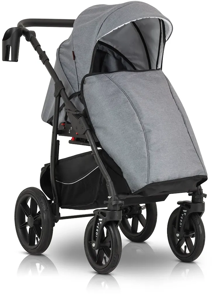 Коляска 3 в 1 Verdi Sonic Comfort 9023-VC-01, gray fabric