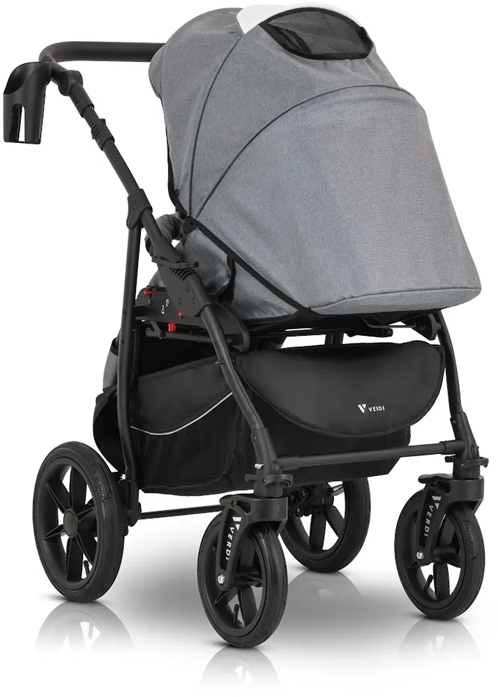 Коляска 3 в 1 Verdi Sonic Comfort 9023-VC-01, gray fabric