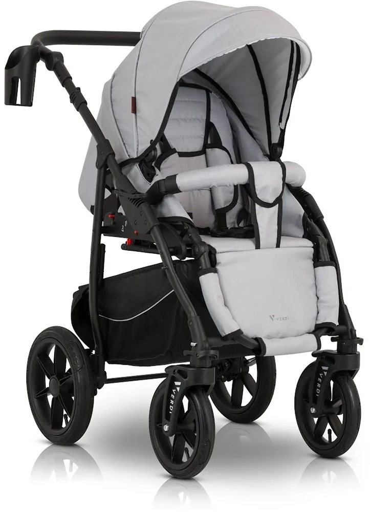 Коляска 3 в 1 Verdi Sonic Comfort 9023-VC-02, light gray skin