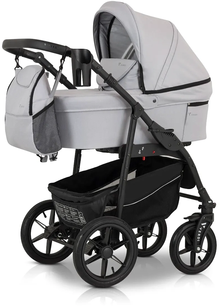 Коляска 3 в 1 Verdi Sonic Comfort 9023-VC-02, light gray skin