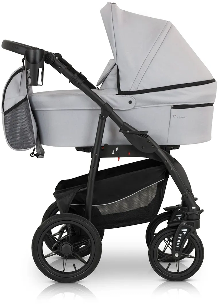 Коляска 3 в 1 Verdi Sonic Comfort 9023-VC-02, light gray skin