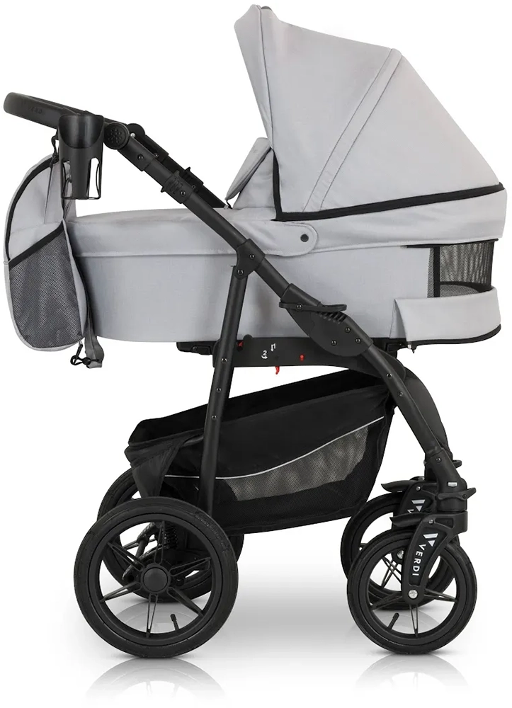 Коляска 3 в 1 Verdi Sonic Comfort 9023-VC-02, light gray skin