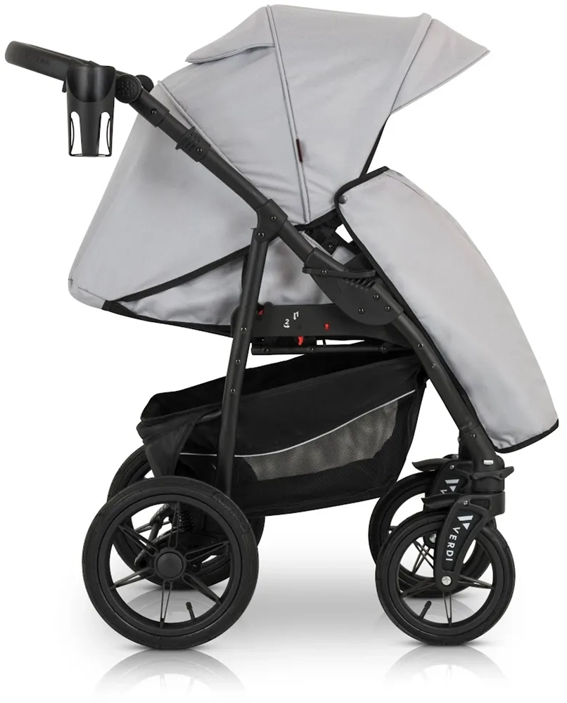 Коляска 3 в 1 Verdi Sonic Comfort 9023-VC-02, light gray skin