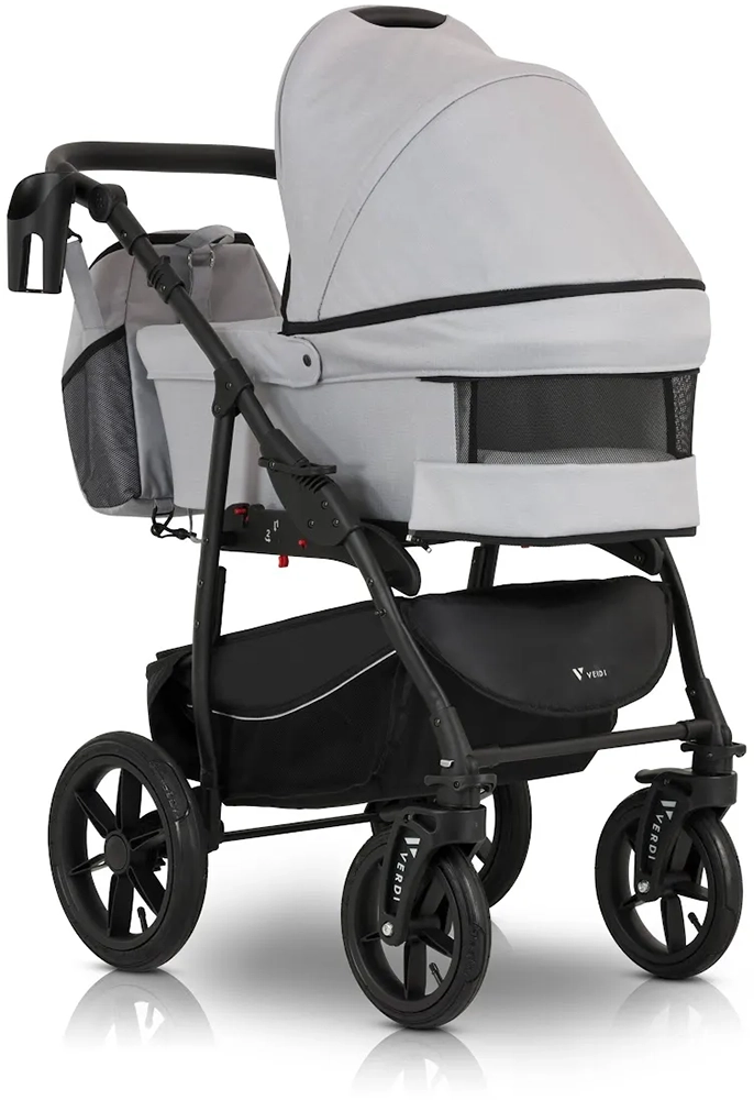 Коляска 3 в 1 Verdi Sonic Comfort 9023-VC-02, light gray skin