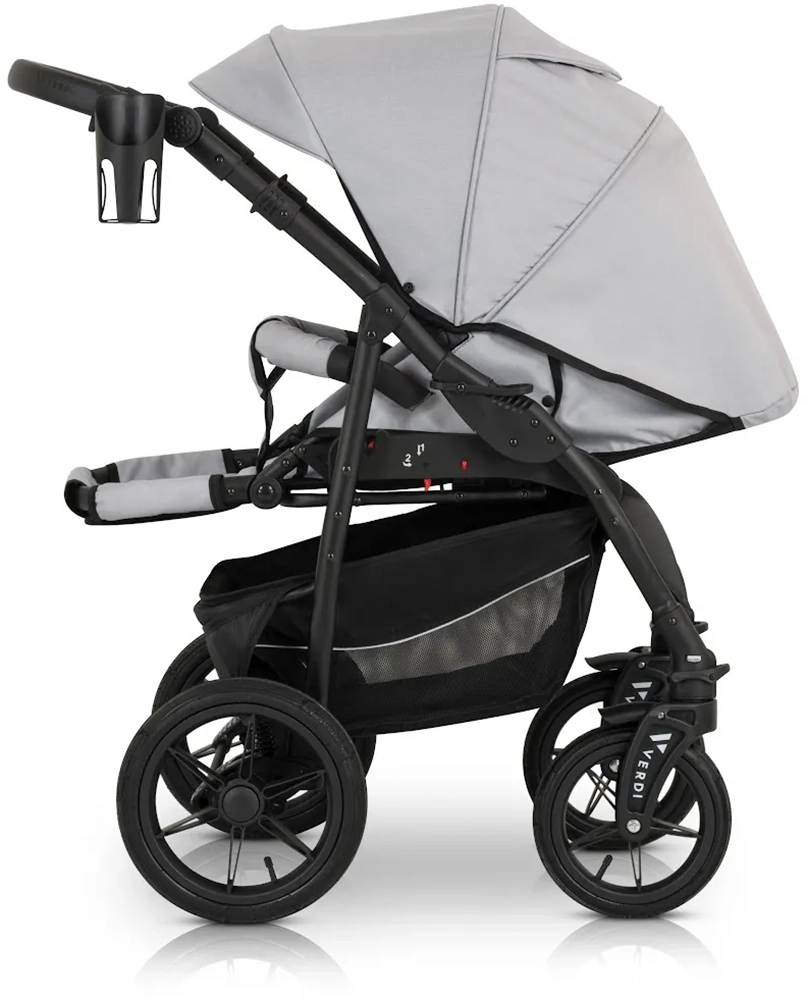 Коляска 3 в 1 Verdi Sonic Comfort 9023-VC-02, light gray skin