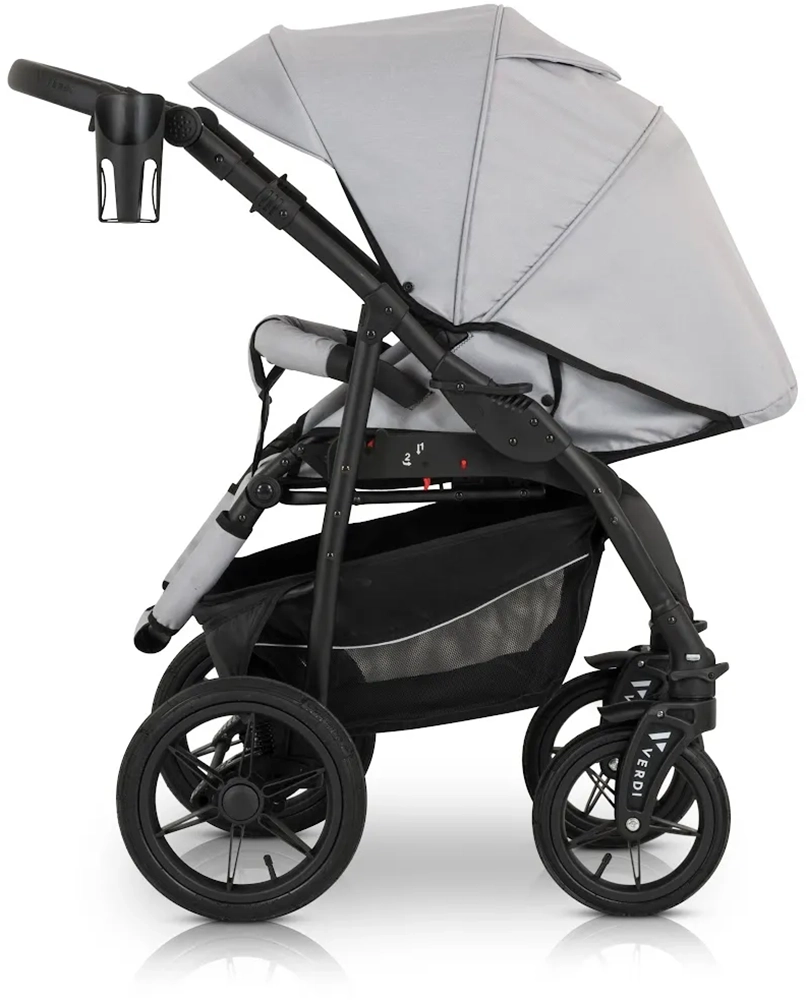 Коляска 3 в 1 Verdi Sonic Comfort 9023-VC-02, light gray skin