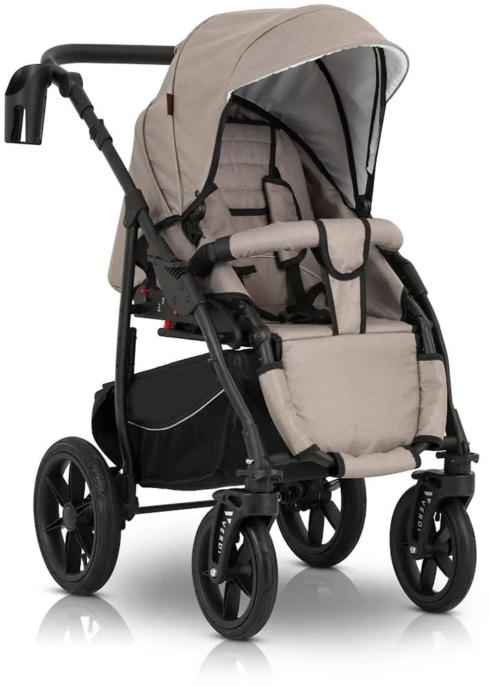 Коляска 3 в 1 Verdi Sonic Comfort 9023-VC-03, latte fabric