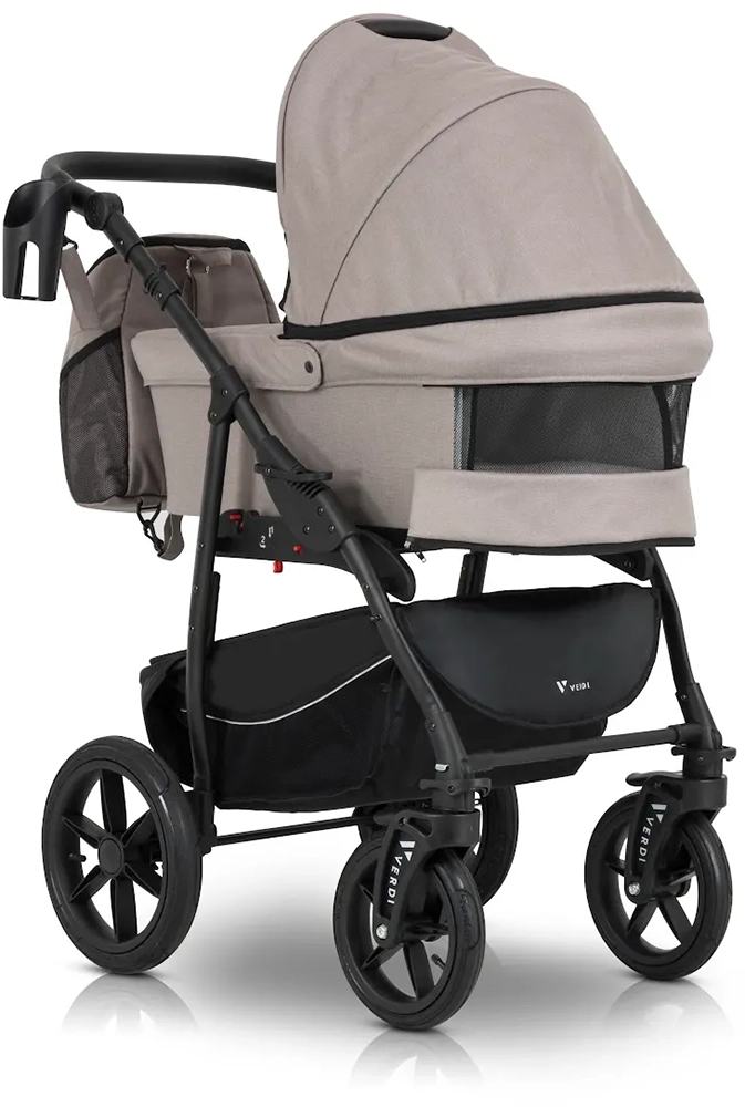 Коляска 3 в 1 Verdi Sonic Comfort 9023-VC-03, latte fabric