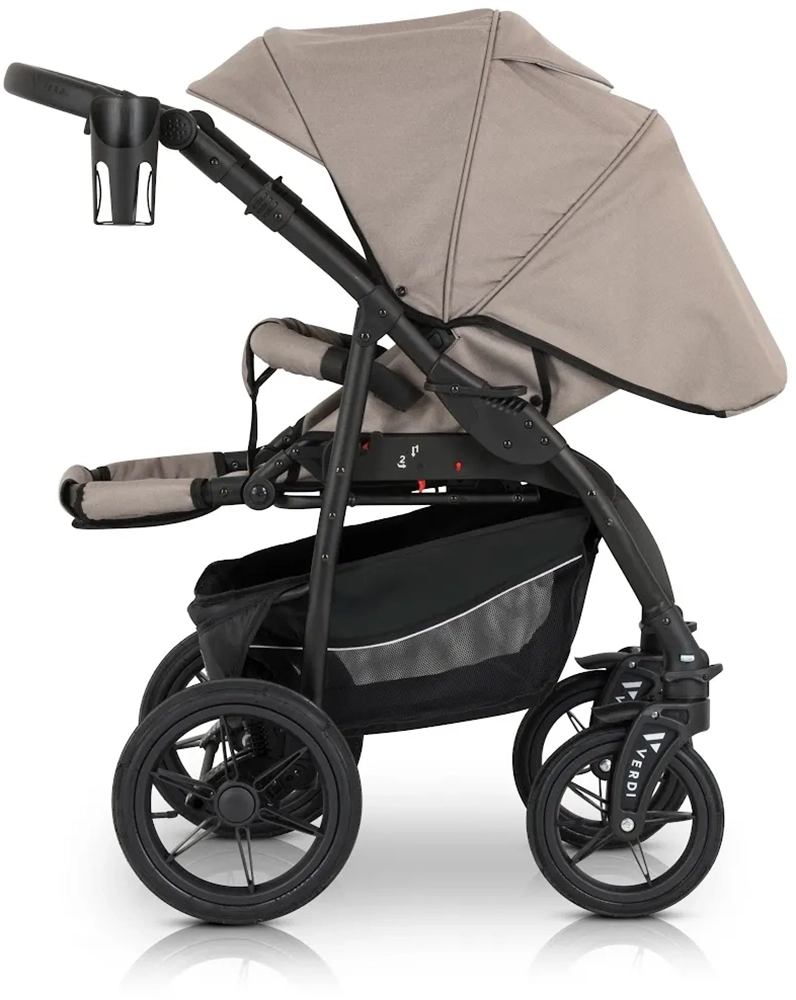 Коляска 3 в 1 Verdi Sonic Comfort 9023-VC-03, latte fabric