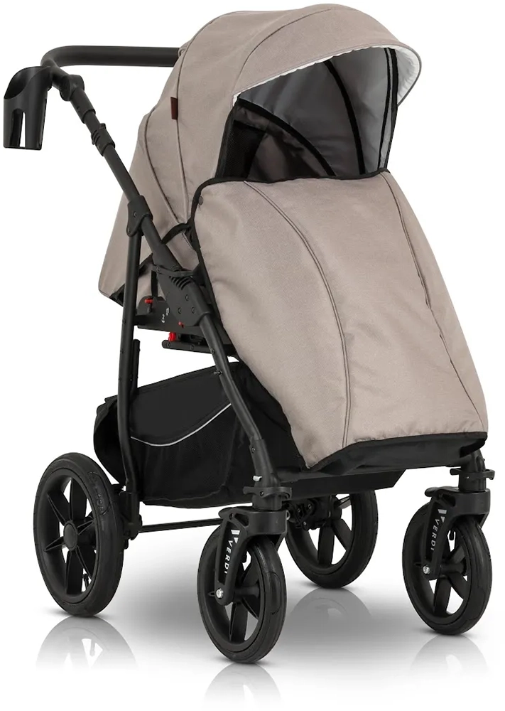 Коляска 3 в 1 Verdi Sonic Comfort 9023-VC-03, latte fabric