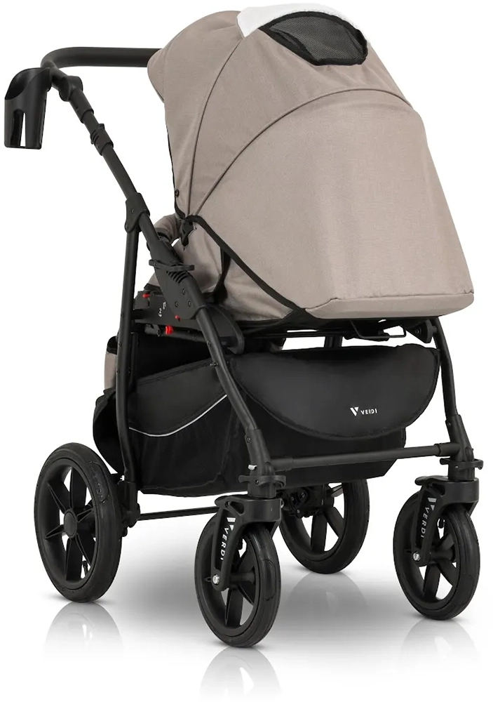 Коляска 3 в 1 Verdi Sonic Comfort 9023-VC-03, latte fabric