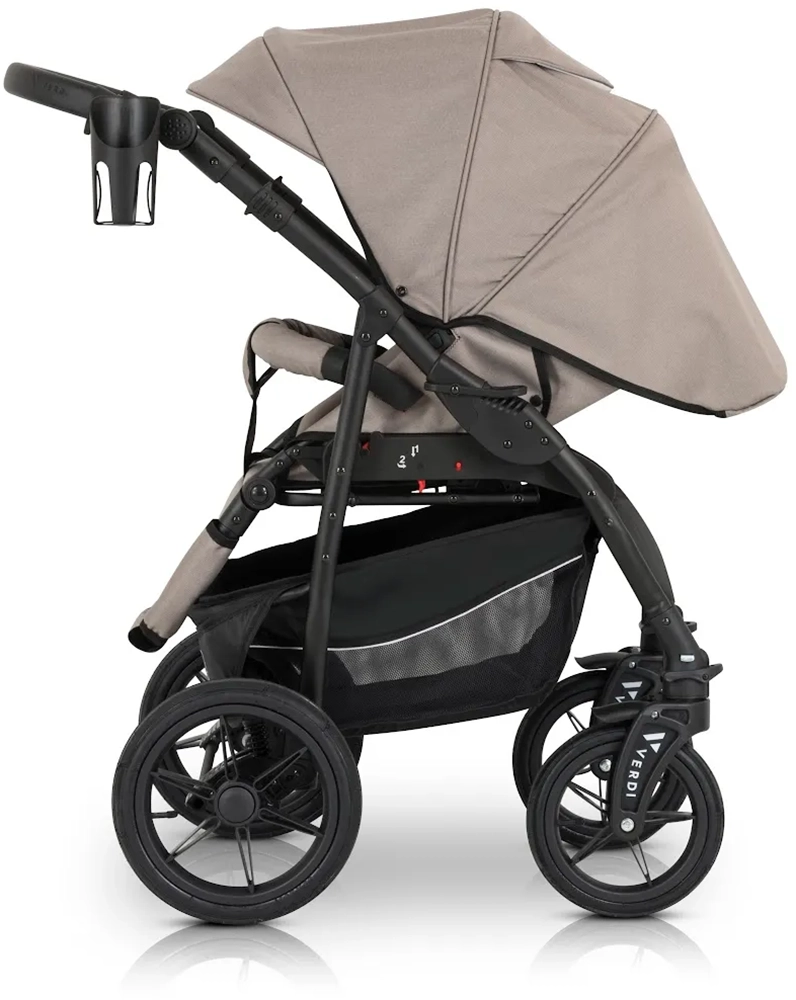 Коляска 3 в 1 Verdi Sonic Comfort 9023-VC-03, latte fabric