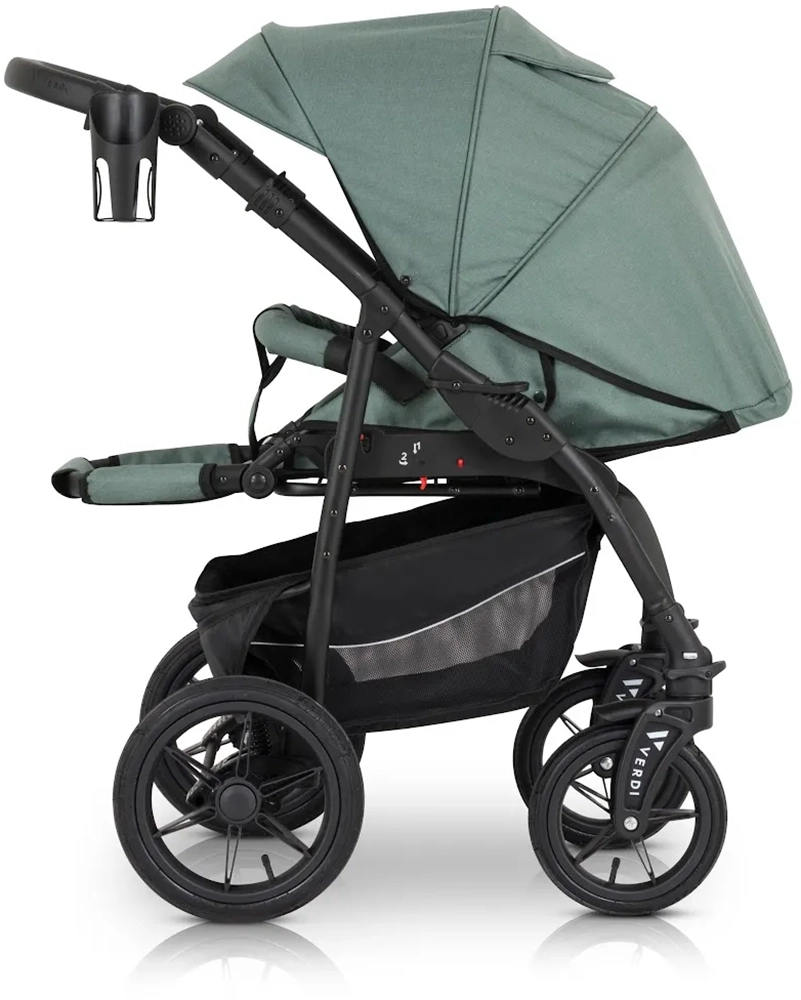 Коляска 3 в 1 Verdi Sonic Comfort 9023-VC-04, mint fabric