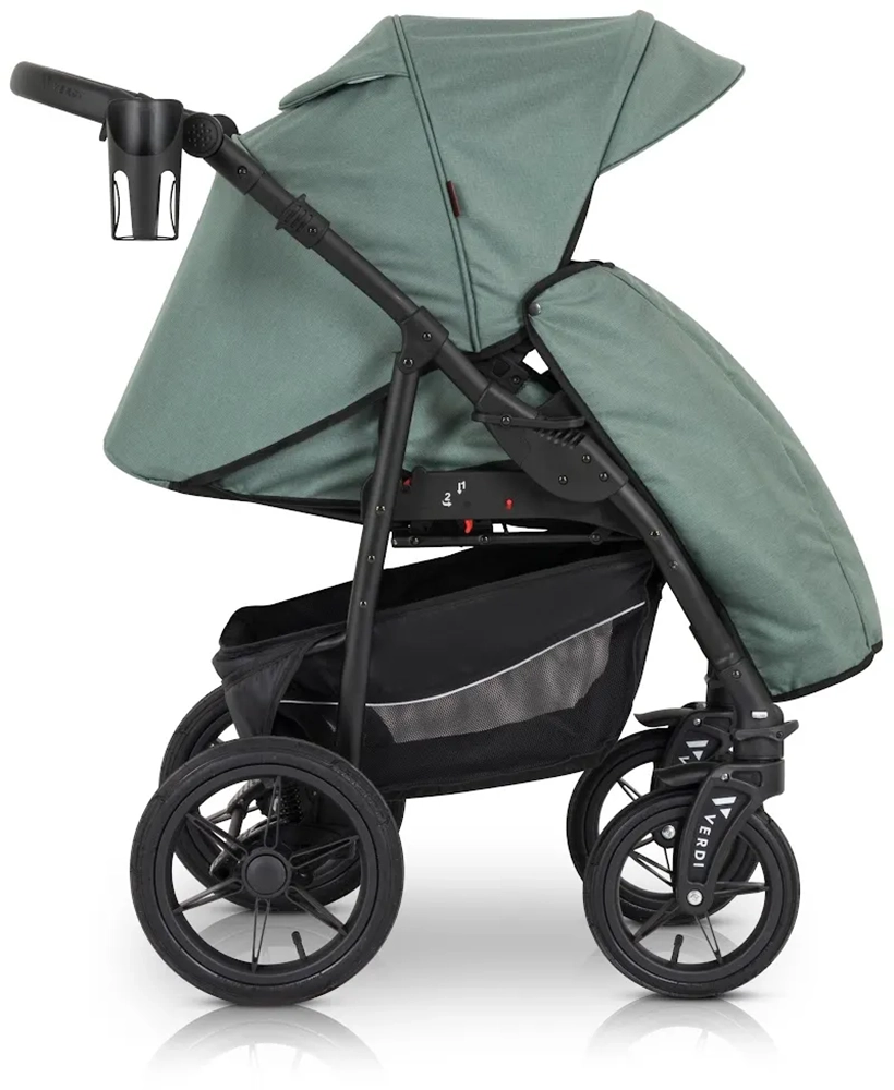 Коляска 3 в 1 Verdi Sonic Comfort 9023-VC-04, mint fabric