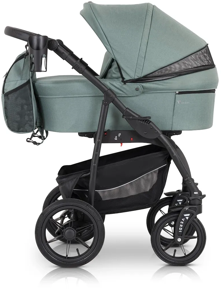 Коляска 3 в 1 Verdi Sonic Comfort 9023-VC-04, mint fabric
