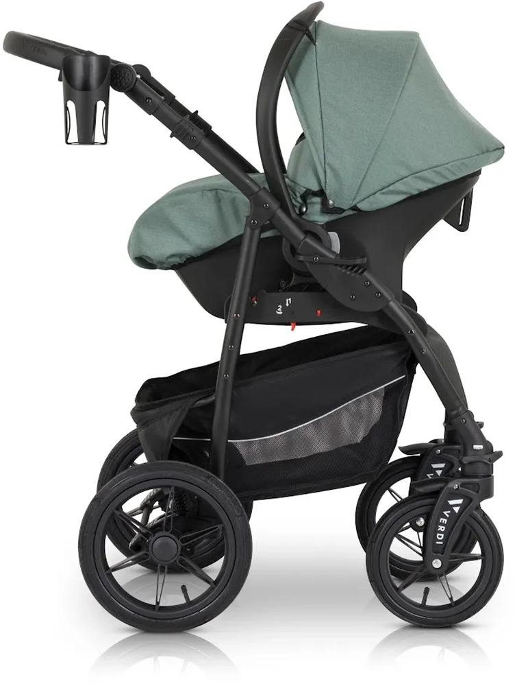 Коляска 3 в 1 Verdi Sonic Comfort 9023-VC-04, mint fabric