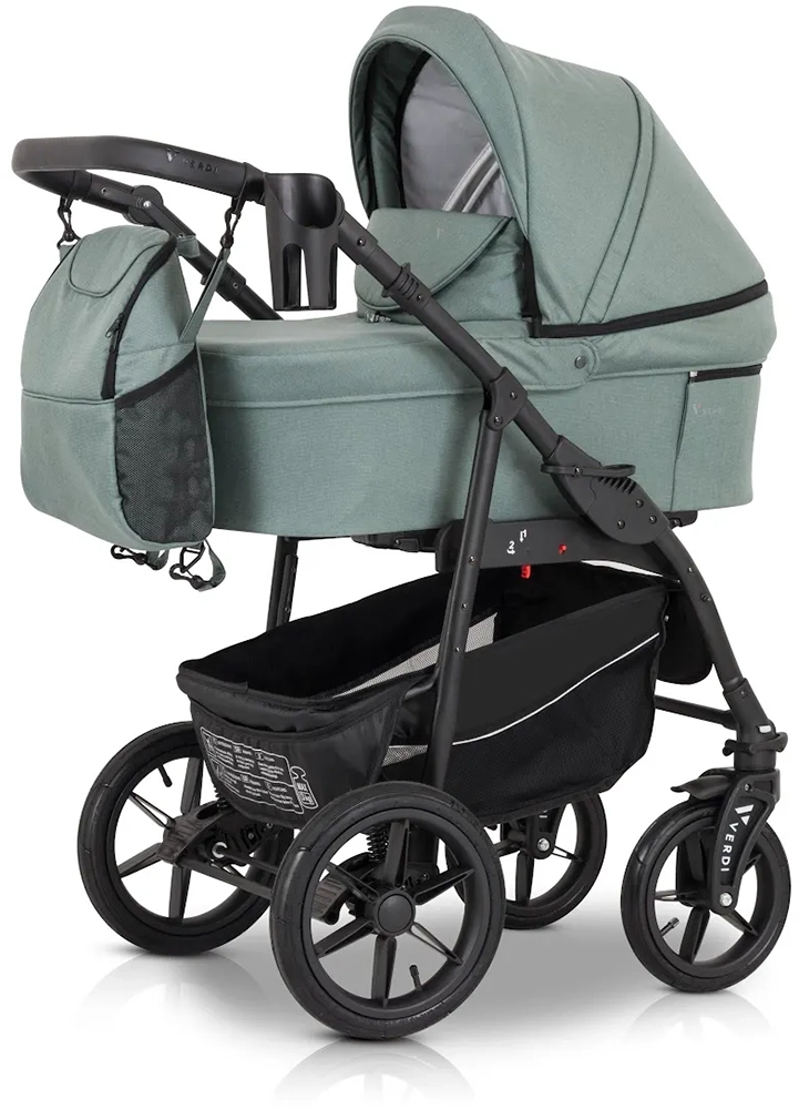 Коляска 3 в 1 Verdi Sonic Comfort 9023-VC-04, mint fabric