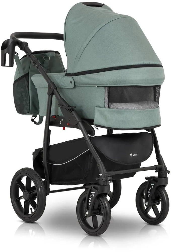 Коляска 3 в 1 Verdi Sonic Comfort 9023-VC-04, mint fabric
